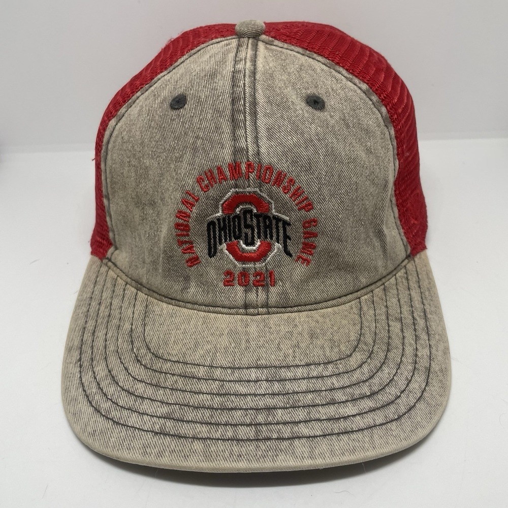 Ohio State Hat Top Of The World 2021 National Championship‎ Game Ohio State